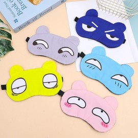 [Macadam] Character sleep mask / sleeping eye patch / emoticon / eye compress / ice eye pack / blackout eye patch / eye warming eye patch Sleep mask emoticon 1 4ea