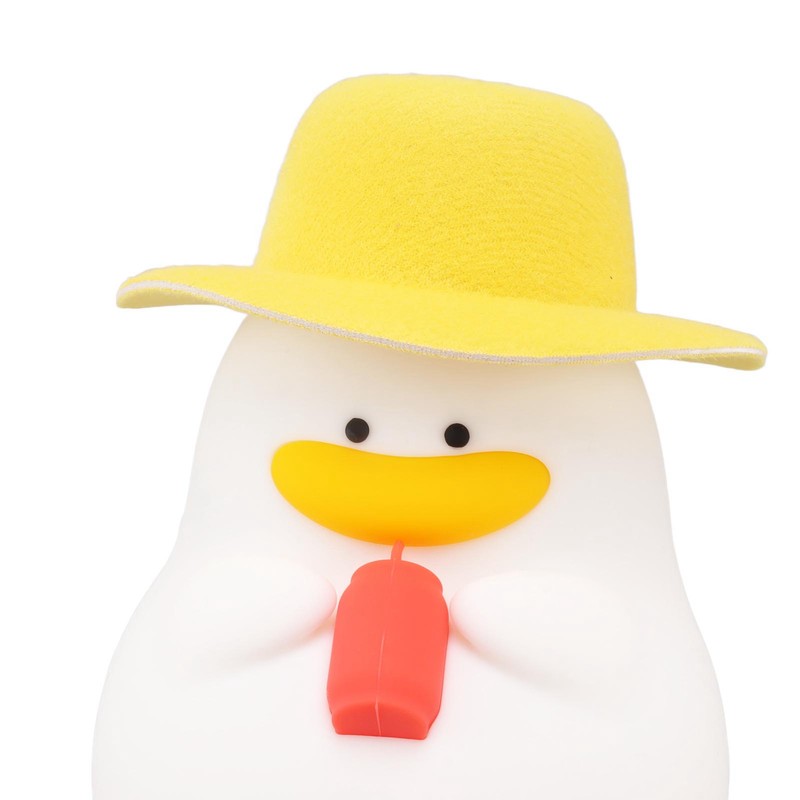 Cute Duck Night Light Warm Light RGB USB Charging Silicone
