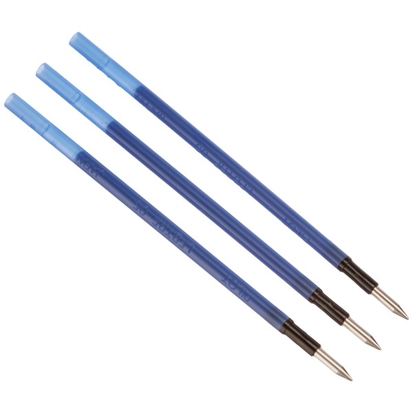 Pilot Frixion Ball Pen 05 Refill for Slim and Ball3 Set, Blue (LFBTRF30EF3L)