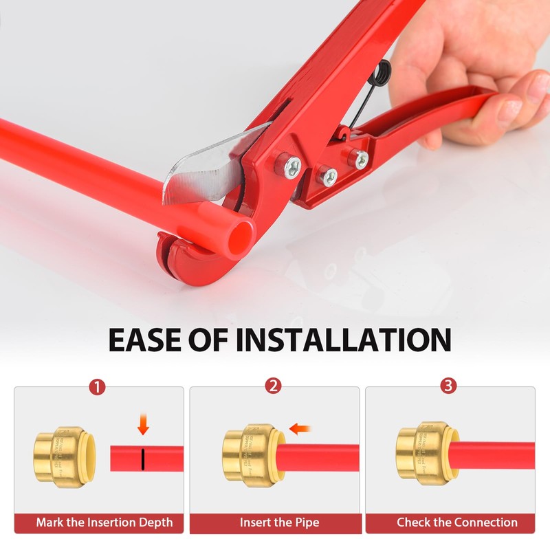 (Pack of 2) EFIELD 1/2 Inch Plug End Cap Push-Fit