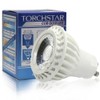 TORCHSTAR 10-Pack 5W COB GU10 LED Bulbs, 50W Equivalent, 2800k,