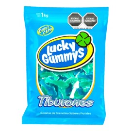 Lucky Gummys Gomitas En Forma De Tiburon Bolsa De 1 Kg