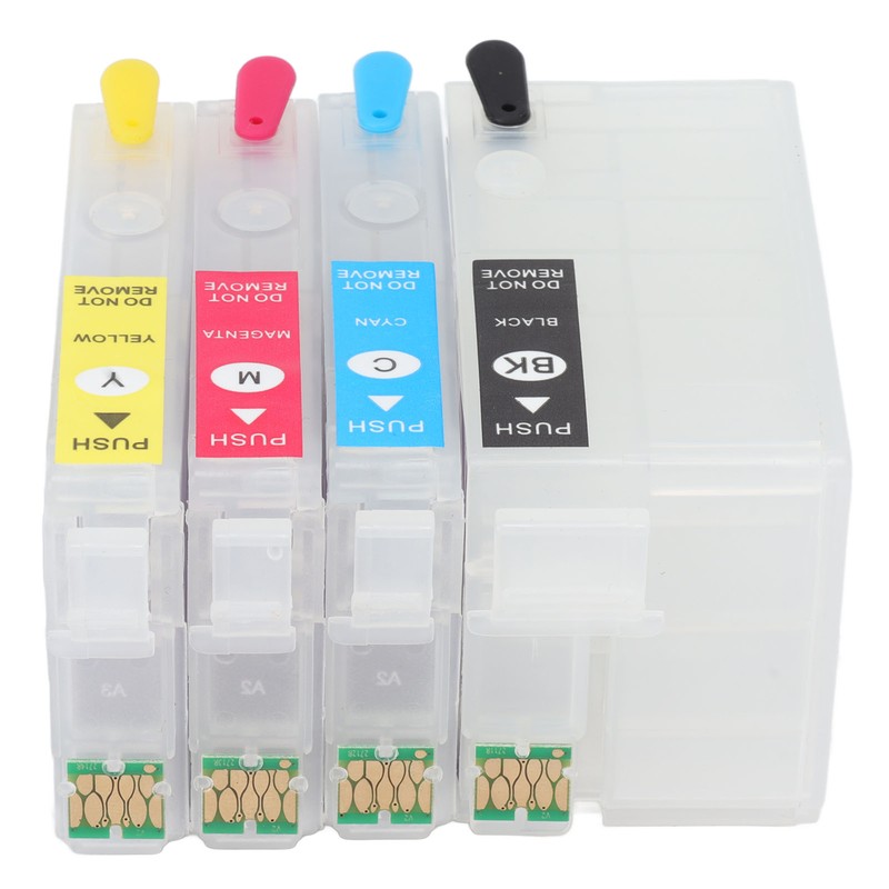 4 Colors Ink Cartridge with Permanent Chip Printer Refill Ink