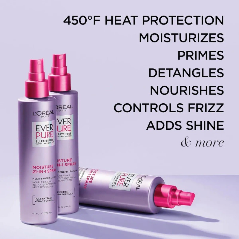 LOral Paris Tratamiento Ever Pure 21 in 1 sin Sulfatos,