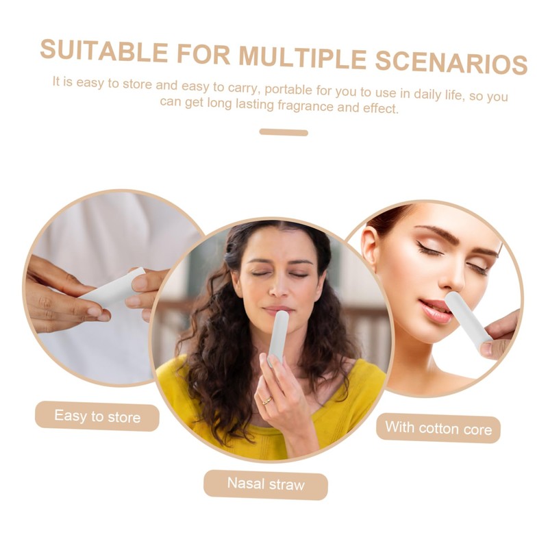 BIUDECO 10Pcs Portable Aromatherapy Tubes Scent Stick for Essential Oils