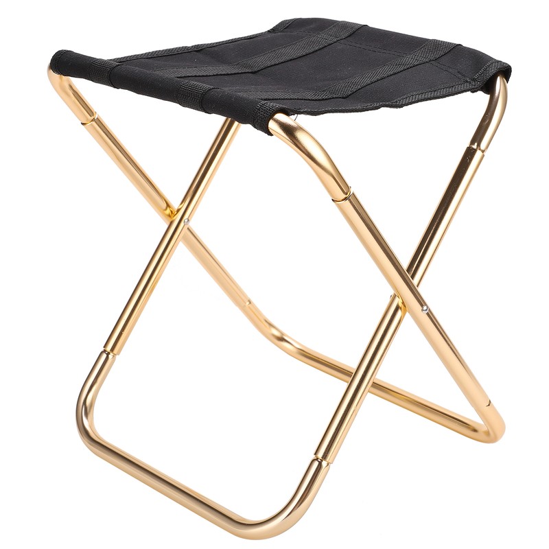 Outdoor Lightweight Aluminium Alloy Folding Stool Portable Mini Fishing Camping