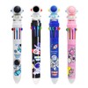 Caelura Pack of 4 Multicoloured Ballpoint Pens, 10 in 1