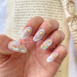 Ice Sculpture Nail Tips - Ballerina / 얼음조각 네일팁 - 발레리나