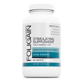 Tratamiento Efectivo Contra Cada Cabello Y Calvicie 1 Mes FOLGAIN Stimulating Supplement - Suplemento Estimulante Extra Fuerte 60 Tabletas Para El...