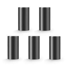 150 Count Black Small Trash Bags 4 Gallon Little Garbage Bags Wastebasket Bin Liners Plastic Trash Bags for Bathroom Bedroom Office Trash Can 5 Rolls