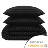 Pamposh Satin Stripe Double Duvet Set - Premium Hotel Quality