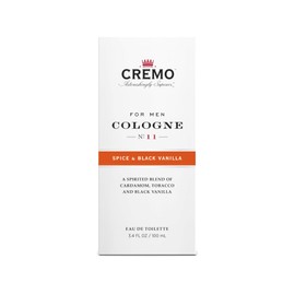 Cremo Astonishingly Superior Cologne for Men No. 11, Spice & Black Vanilla, 3.4 fl oz (Pack of 2)