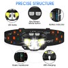 LHKNL Rechargeable LED Headlamp - Ultra-Light & Waterproof, 2-Pack