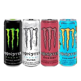 Monster 355mlx24 cans (Green + Ultra + Pipeline + Mango Loco 6 cans each mixed) (33435209) / 몬스터 355mlx24캔 (그린+울트라+파이프라인+망고로코 6캔씩 혼합) (33435209)