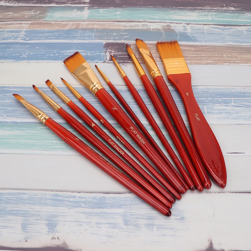 10Pcs/Set Watch Oil Cleaning Brush Small Parts Watch Repair Maintenance