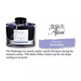 Pilot Namiki Iroshizuku Periwinkle Liquid Ink Japanese Colors for Fountain Pens 80ml