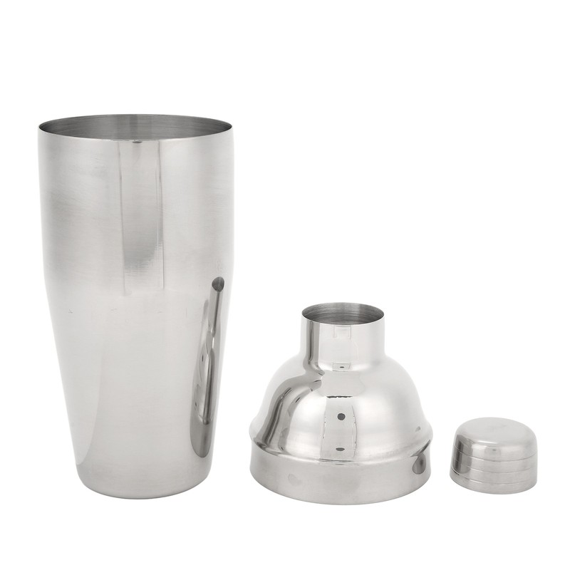750ML Cocktail Shaker with Built in Strainer Stainless Steel Martini