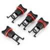 4pcs Boat Drain Bung Plugs Standard Coarse Thread with PE