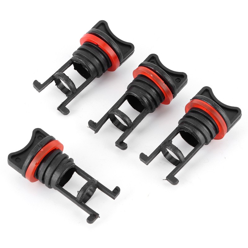 4pcs Boat Drain Bung Plugs Standard Coarse Thread with PE
