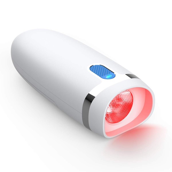 Red Light Therapy Device, Infrared Light 660nm for Pain Relief on Body, Knee, Ankle, Hands, Feet, Muscle Joint, Pets, Handhold, 2 Mins Auto Off