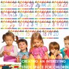 Cursive Alphabet for Classroom Wall - 15 PCS Crayon ABC