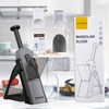 Safe Mandoline Slicer for Kitchen, 5 in 1 Vegetable Chopper,