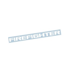 Xpin Graphics Firefighter Firefighter Windshield/Window Decal Banner 23" Firefighter Front/Back Window
