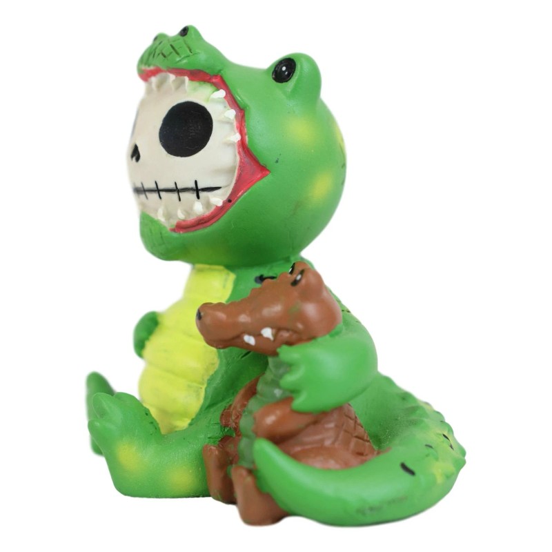 Furrybones Chomper Crocodile Alligator Skeleton Monster Figurine Furry Bones