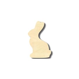 Unfinished Wood Easter Bunny Shape Craft up to 46" DIY 20" / 3/4"