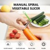 Piranha Spiral Cutting Machine,Stainless Steel Spiral Cutter for Veggies, 3-in-1