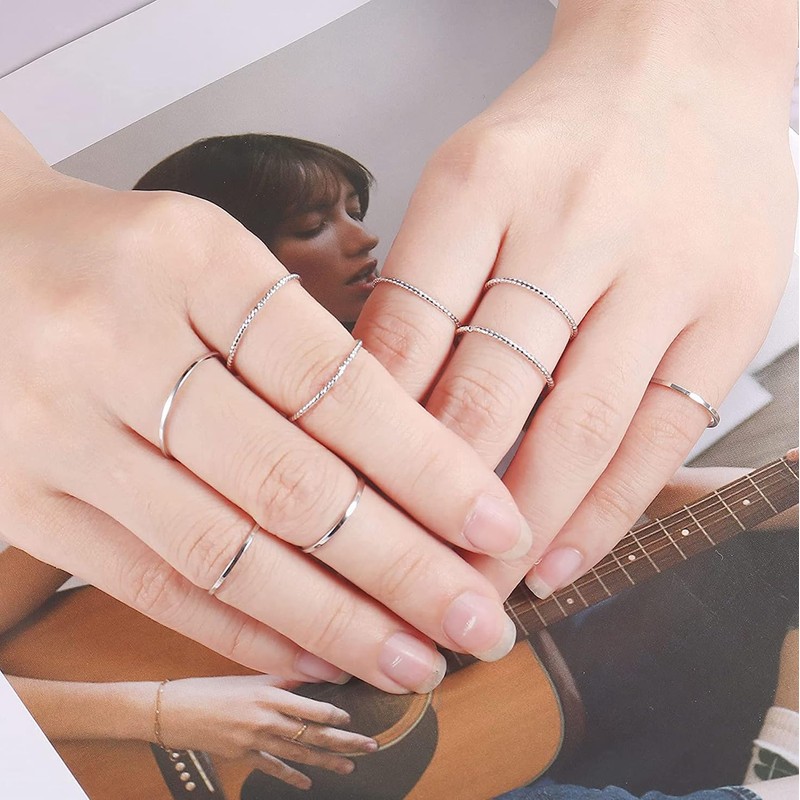 KALVICA c 30 pcs rings set, Copper