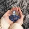 Sheepworld Hand warmer with guardian angel motif, diameter 9 cm,