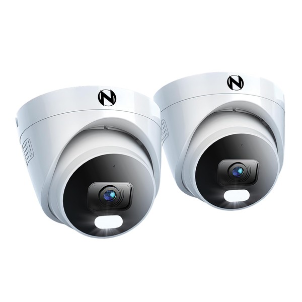 Night Owl Wired IP 4MP Deterrence Dome Camera with 2-Way