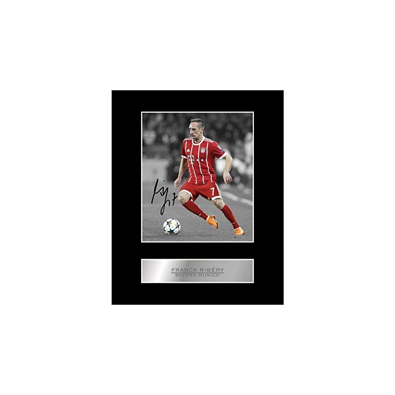 Franck Ribéry FC Bayern Munich Signed Mounted Photo Display