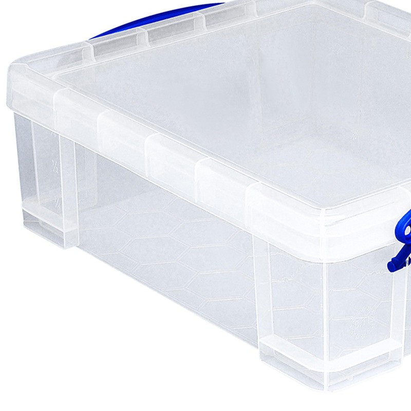 Really Useful Box Stackable 8.1 Liter Plastic Storage Container Bin