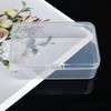 AIMALL 11.5cm Transparent PP Plastic Rectangular Storage Box, Small Parts