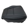 NLQR Passenger Bottom Perforated Microfiber Leather Seat Cover Black Compatible