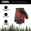 O 'Neal Finger Less Wired Red Bicycle Gloves MTB DH
