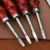 MENAYODA 4 Pieces Leather Edge Cutter Set, Leather Processing Edge