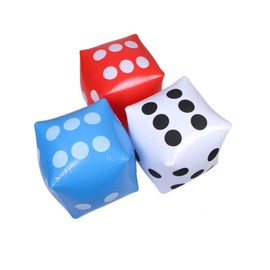 Mr. Gadget's Solutions 40cm Giant Inflatable Dice Beach Garden Party Game Outdoor Children Kid Toy