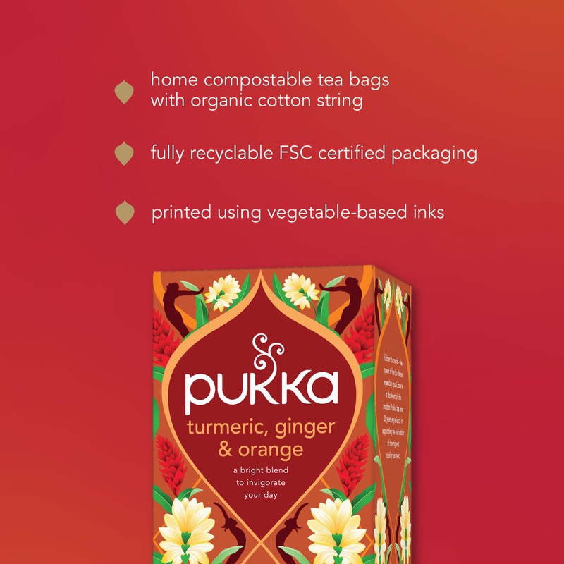 Pukka Turmeric Active Herbal Tea, 20 sachets