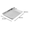 Pro Series Stainless Steel Square Tray