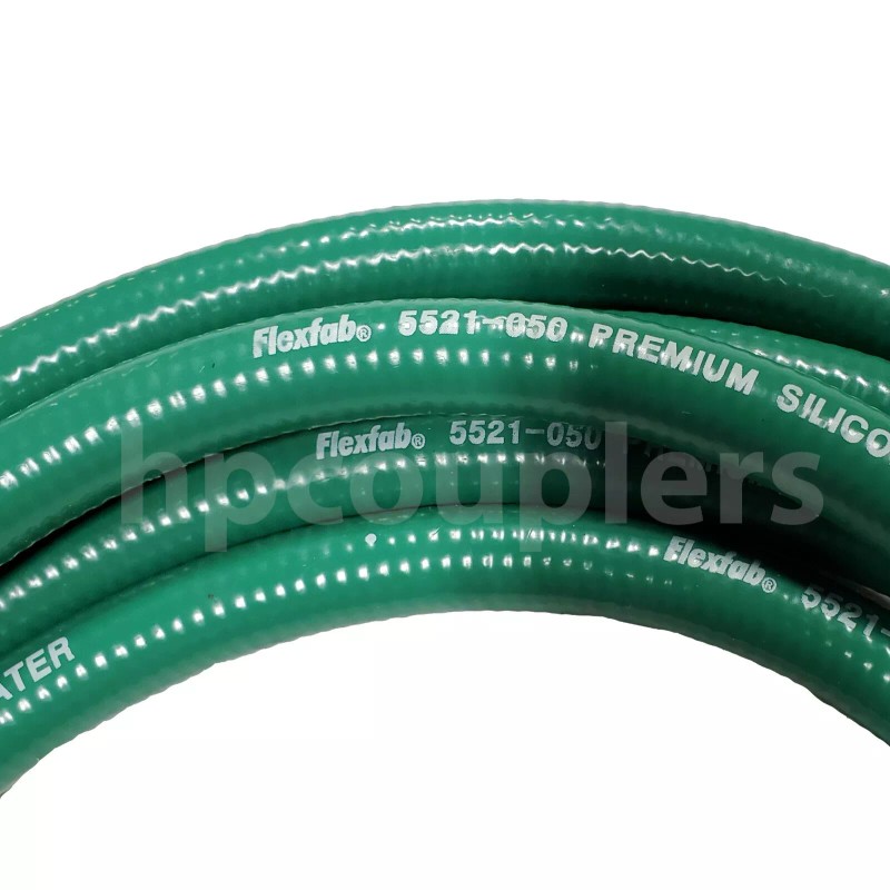 Flexfab 5 ft 3/4" ID FlexFab 5521 Green Silicone Heater