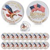 20 Pcs 250th Anniversary Commemorative Coins US 1776–2026 Token Display