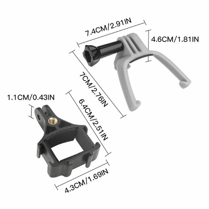 Action Camera RC Drone Top Bracket Clamp Holder Adapter Expansion