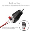Borsuer Rca To Speaker Wire Adapters Easy Connect Non Soldering