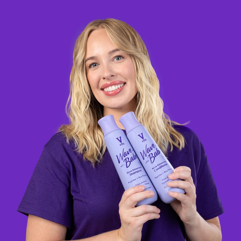 V&Co. Beauty Wave Babe Wavy Hair Conditioner – Sulfate Free