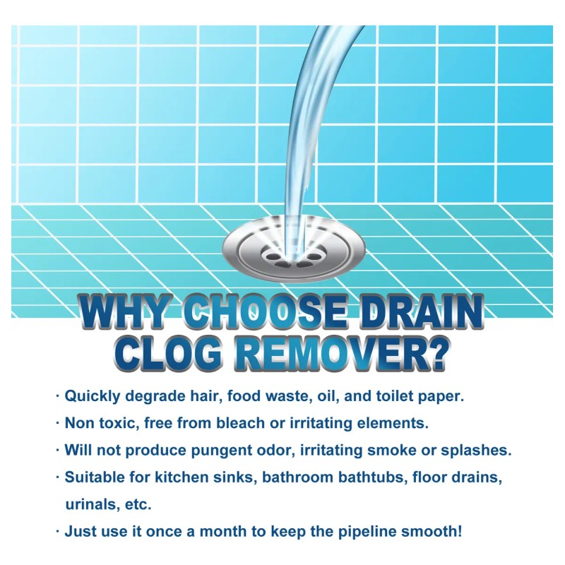 El Desagüe Está Obstruido Con Tabletas Efervescentes.