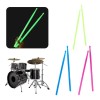 3 Pares Baquetas 5a Accesorios Para Bateria Tambor Luminosas Rosa,
