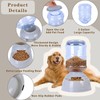 11L Automatic Dog Feeders for Large Dogs,3 Gallon Gravity Dog